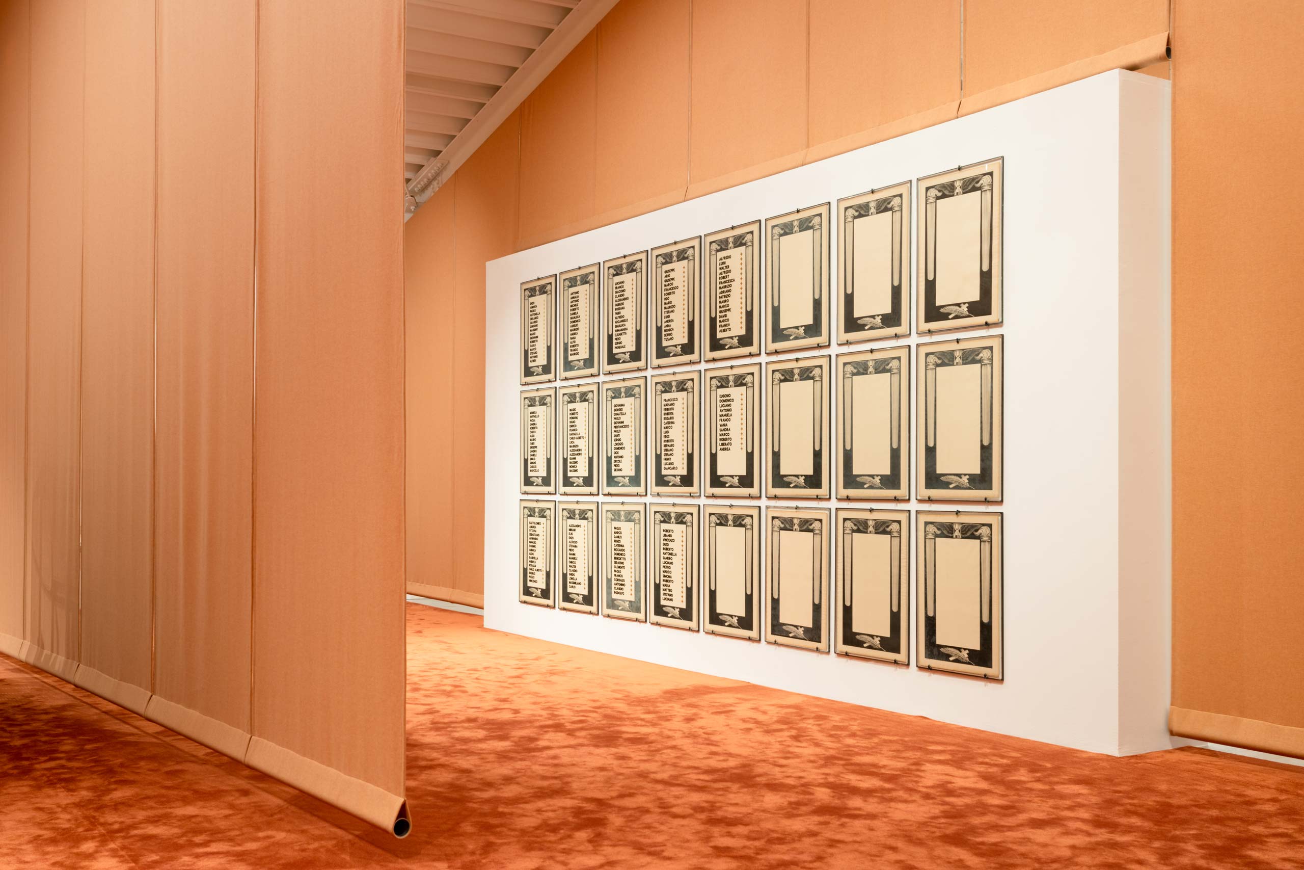 “Eccentrica”, exhibition view, curated by Stefano Collicelli Cagol, exhibition design by Formafantasma. Centro per l’arte contemporanea Luigi Pecci, Prato, 2024.
