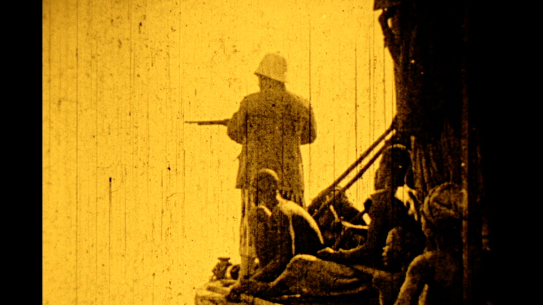 Yervant Gianikian and Angela Ricci Lucchi, La marcia dell'uomo / The march of men, 2001. Installation view Pirelli HangarBicocca, 2012
