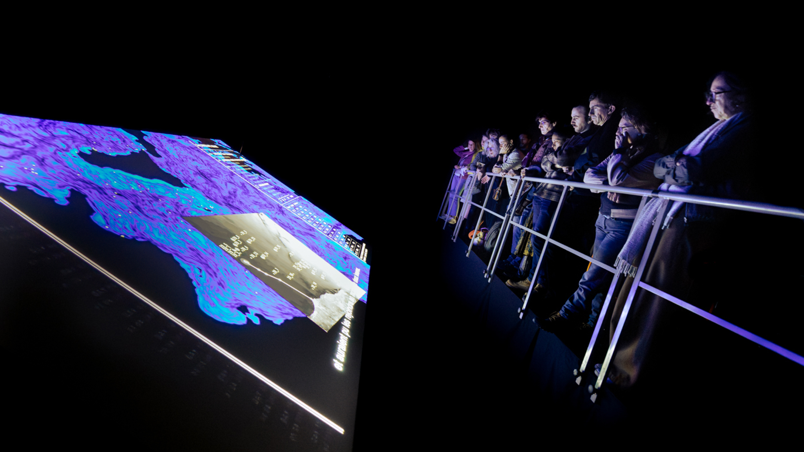 The Left to Die Boat  A screening of film The Left to Die Boat as part of the LIMINAL exhibition From Sea to Sky. Ph. Quentin Chevrier. (LIMINAL 2024)