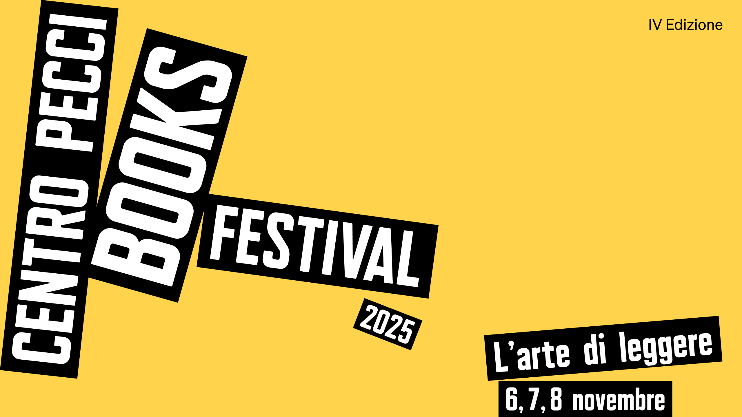 Centro Pecci Books Festival 2025 - IV Edition