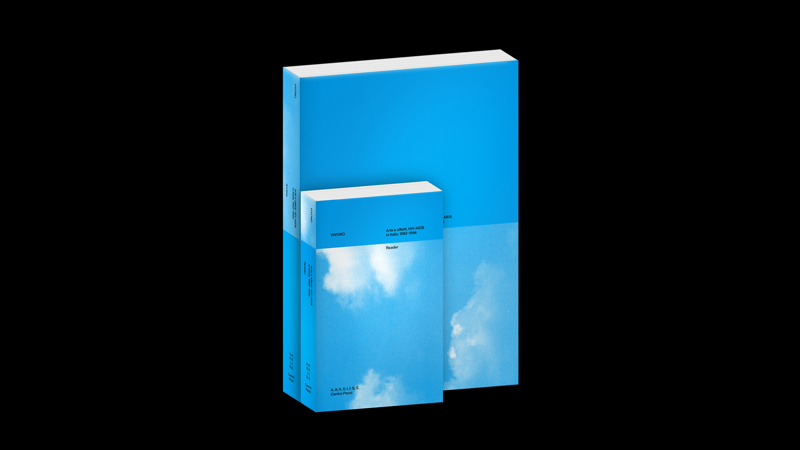 VIVONO. Arte e affetti, HIV-AIDS in Italia. 1982–1996 è un progetto editoriale composto da un Reader, che raccoglie ricerche e testi, e da un Archive visivo, che include documenti sanitari, testimonianze di artisti, articoli e parte del materiale d’archivio presentato in mostra.