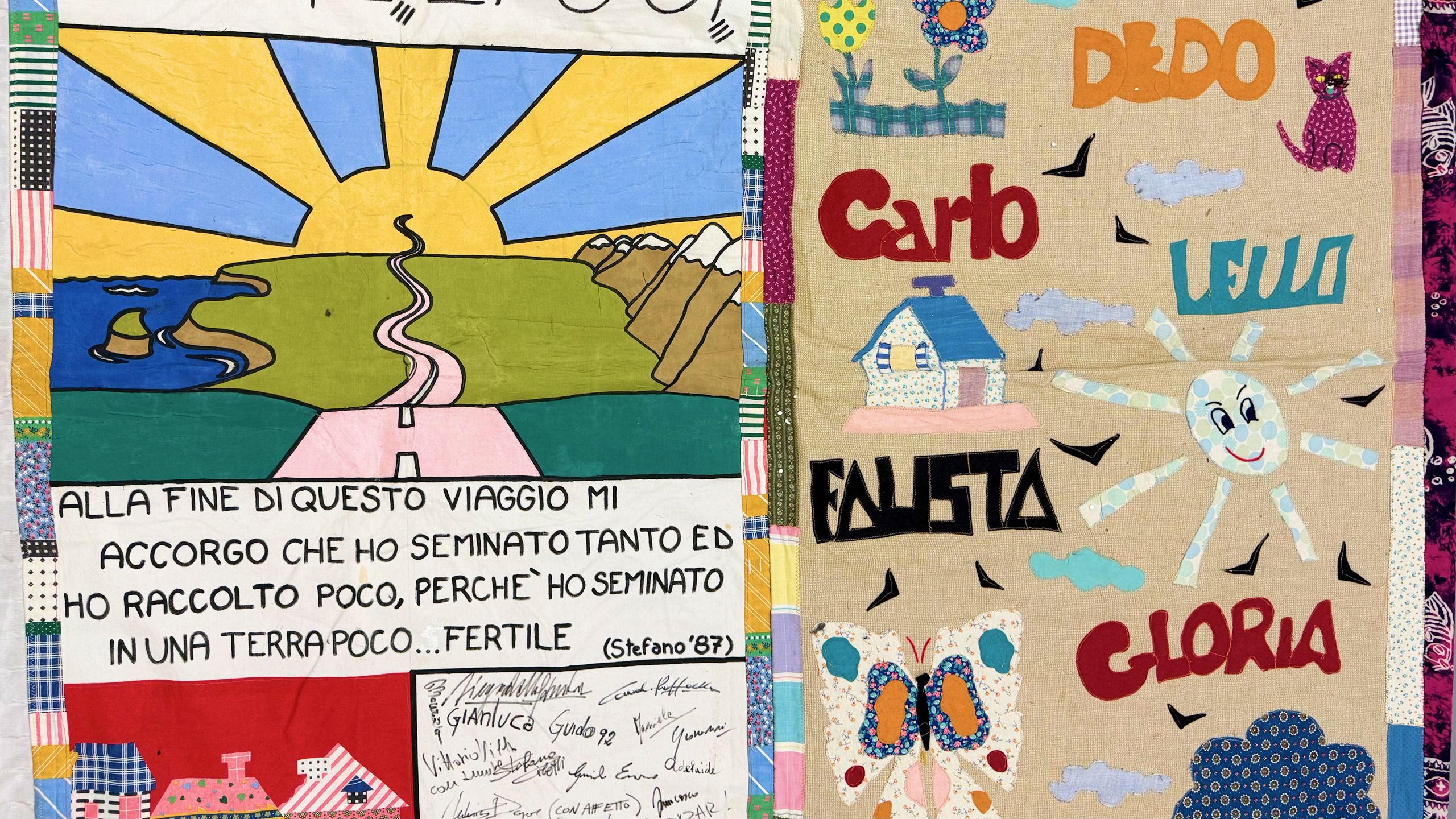 Names Project AIDS Memorial, all'interno della mostra VIVONO