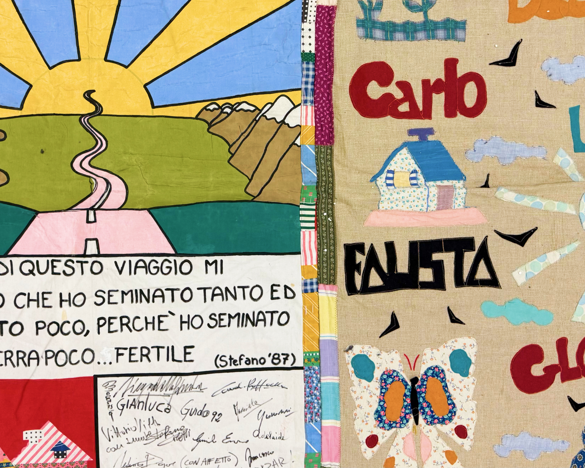 Names Project AIDS Memorial, all'interno della mostra VIVONO