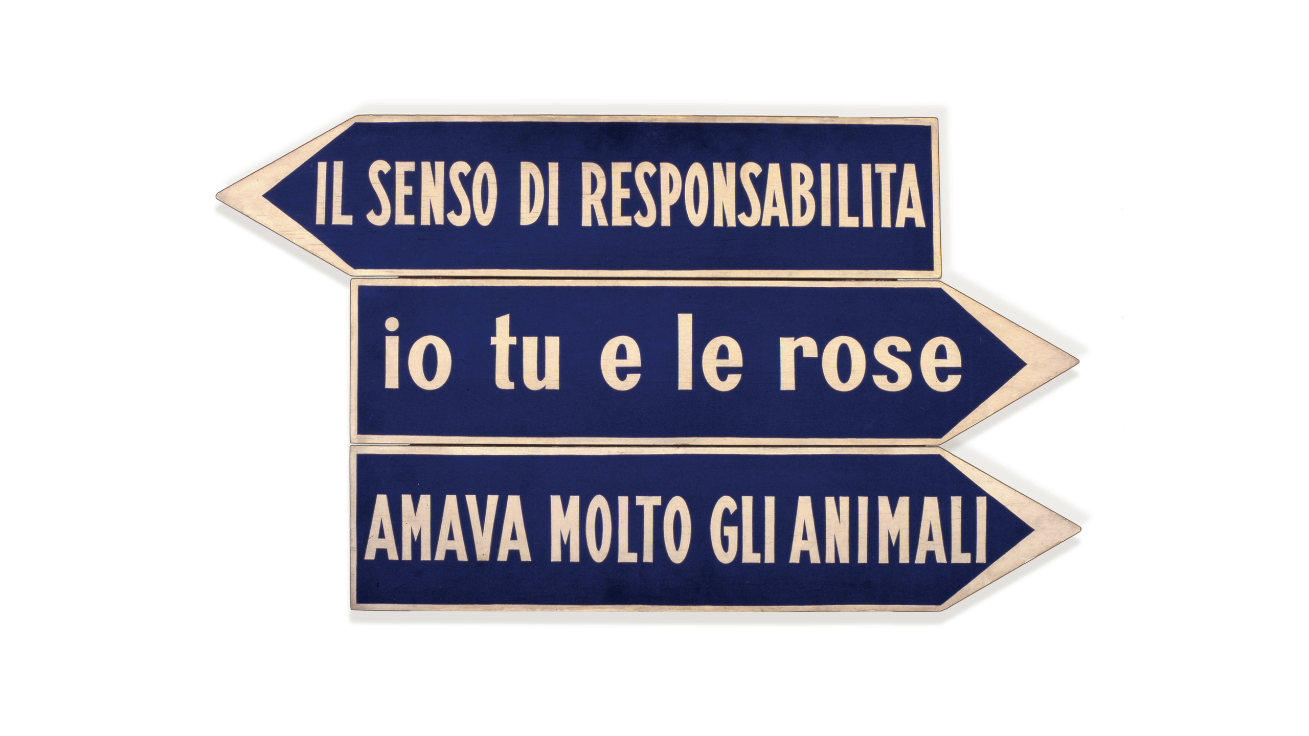 Ketty La Rocca, Segnaletiche (Io tu e le rose), 1968-69