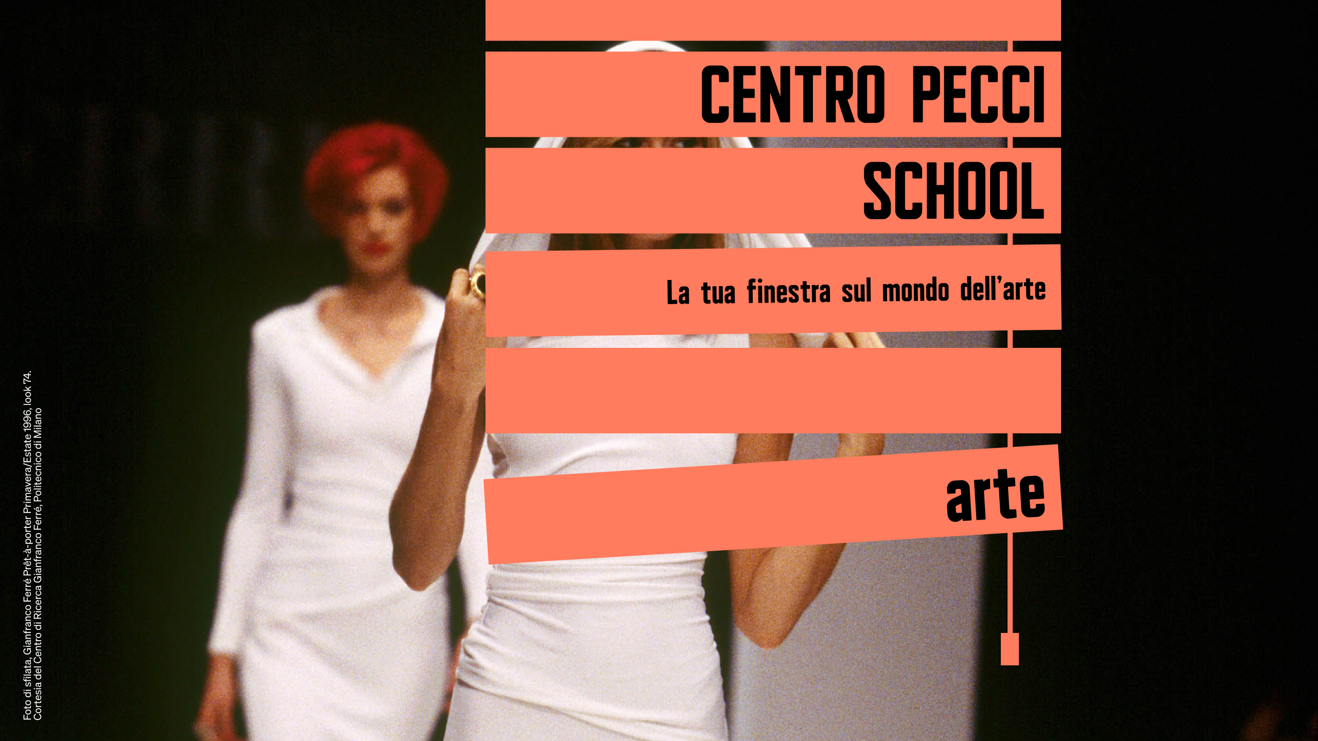 Runway photo, Gianfranco Ferré Prêt-à-porter Spring/Summer 1996, look 74. Courtesy of the Gianfranco Ferré Research Center, Politecnico di Milano.