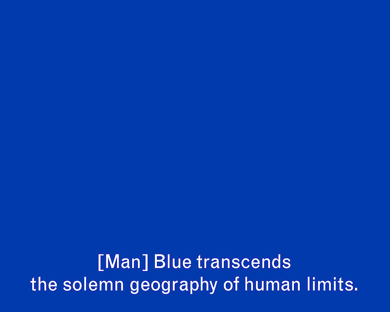 Blue di Derek Jarman