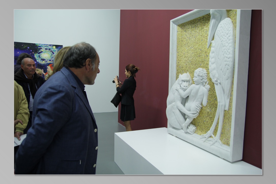 Athos Ongaro, fotografia dell'inaugurazione, ottobre 2011