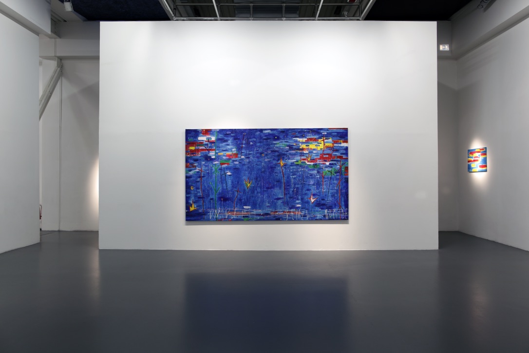 Nicola De Maria. I miei dipinti s'inchinano a Dio, fotografia di allestimento, 2011