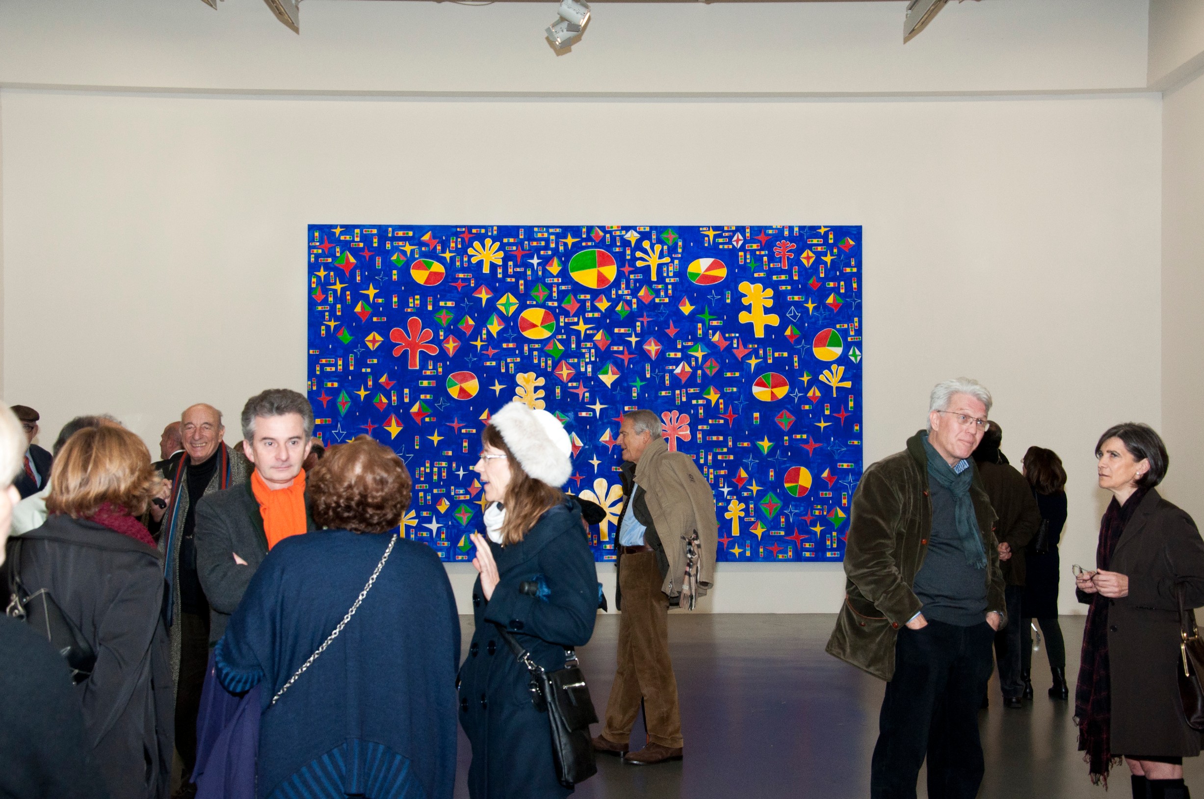 Nicola De Maria. I miei dipinti s'inchinano a Dio, fotografia di allestimento, 2011