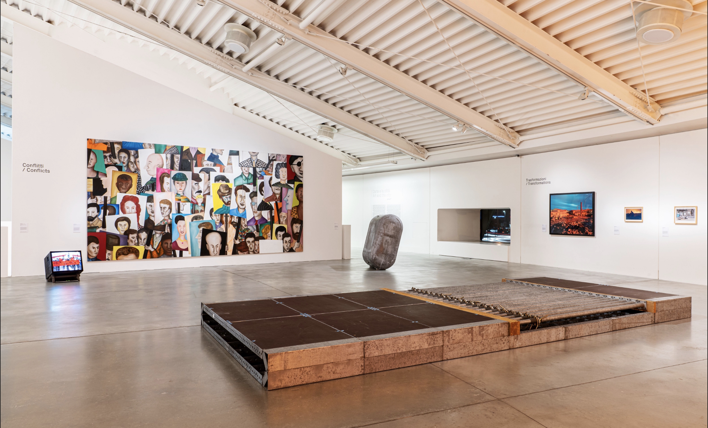 L'arte e la città, fotografia di allestimento, 2021